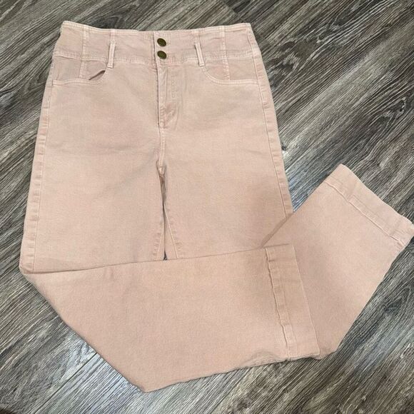 Ann Taylor Size 6 Light Brown Denim Straight Leg Pants - Picture 1 of 5